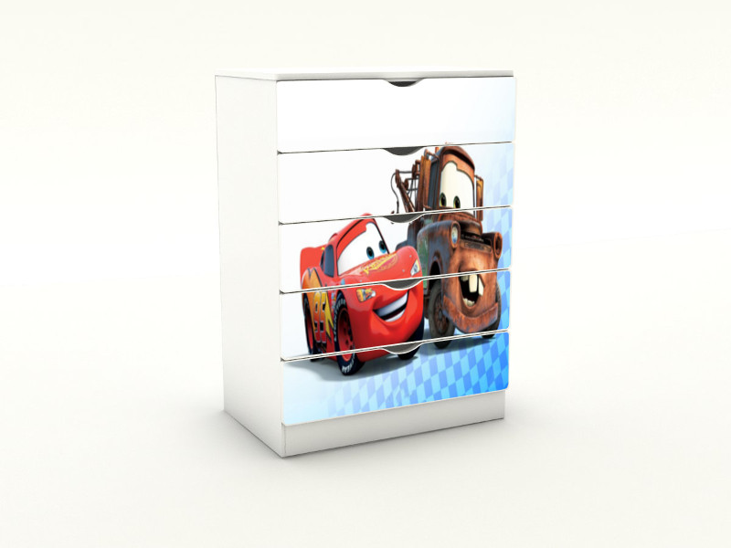 Becks komoda 5šuplíková Cars MCQ